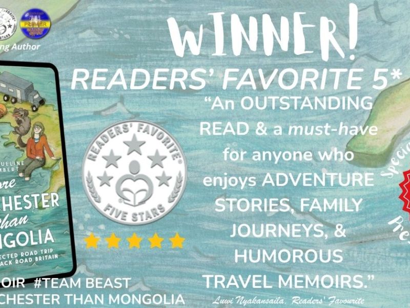 Comic Travel Memoir Wins a Readers’ Favorite 5-Star Seal: ‘More Manchester Than Mongolia’]