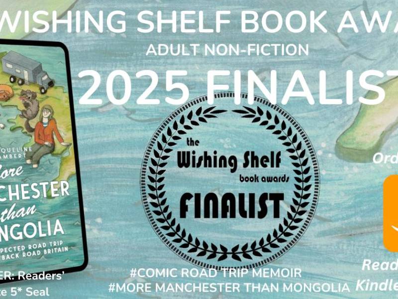 Comic Memoir ‘More Manchester Than Mongolia’ Shortlisted For the wishing shelf book&nbsp;Award!
