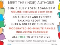 Online Self Pub fest 5th July 2026 – Free to Attend: Subject – Publishing.  featuring Adventure Travel Author Jacqueline Lambert on Book Cover & Formatting&nbsp;panel